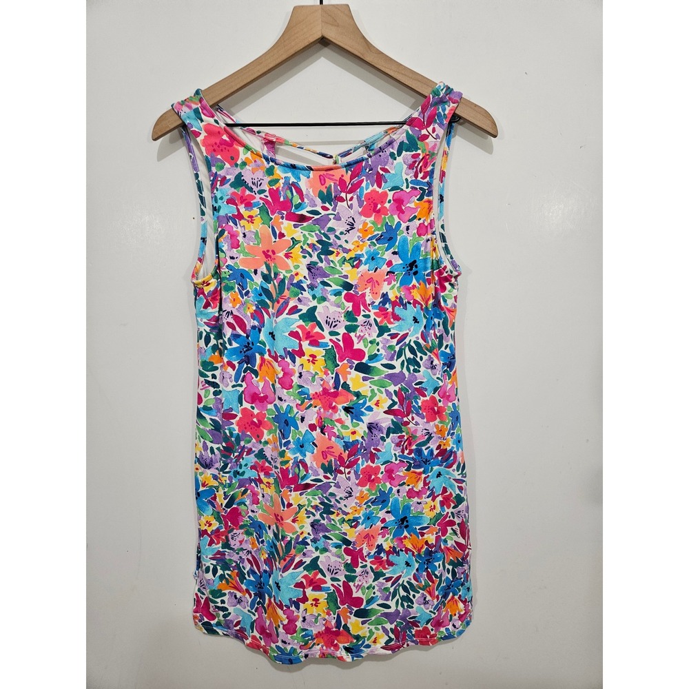 Tommy Bahama Womens Small Floral Skort Dress Built In Shorts Tropical Resort